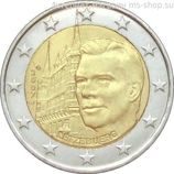 Монета 2 Евро Люксембург  "Дворец Великих герцогов" AU, 2007 год