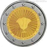Монета Греции 2 евро "Союз островов Додеканес с Грецией", AU, 2018