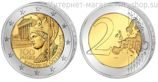 Монета Австрии 2 Евро "100 лет Австрийской Республики", AU, 2018