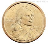 Монета США 1 доллар "Парящий орёл", AU, D, 2006