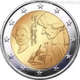 Монета 2 Евро Нидерланды  "500 лет издания книги «Похвала глупости» Эразма Роттердамского" AU, 2011 год