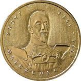 Монета Польши 2 Злотых, "Яцек Мальчевский" AU, 2003