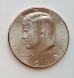 Монета США 1/2 доллара, монетный двор D (Денвер), AU, 2018 год