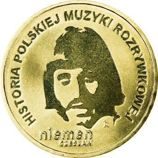 Монета Польши 2 Злотых, "Чеслав Немен" AU, 2009