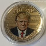Монетовидный жетон "Дональд Трамп" (на монете 25 рублей)